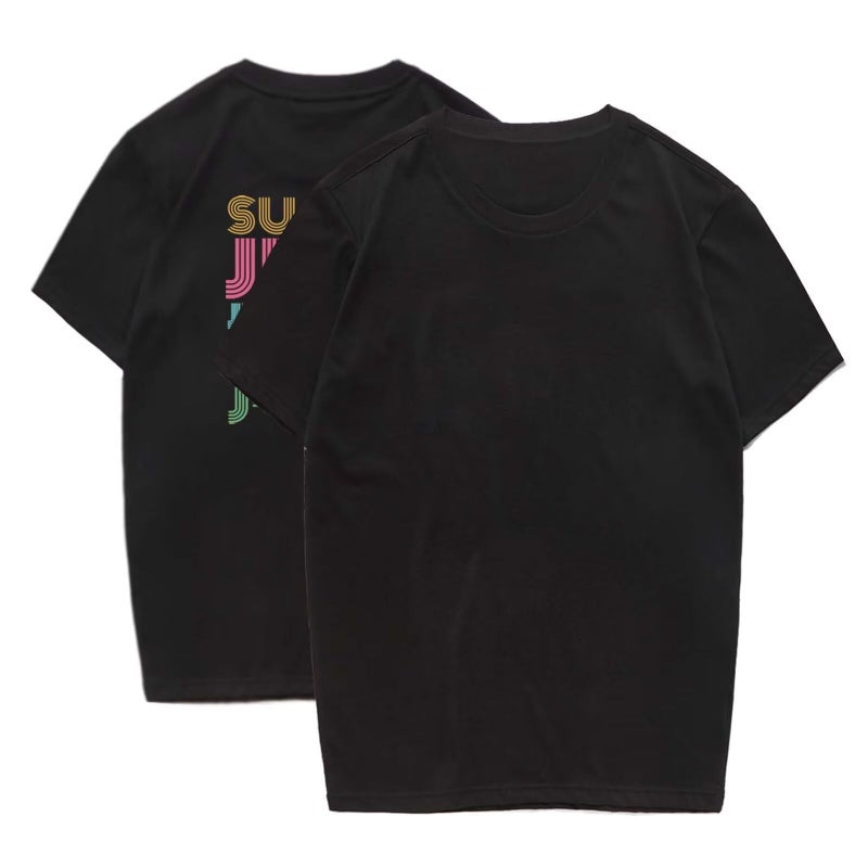 Dolpind Korean Tshirt Shirt Graphic T-Shirt Casual Short Sleeve Tops Merchandise Merch for Women - Image 1